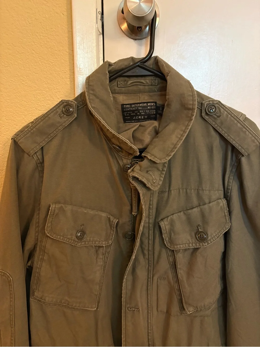 J. Crew Tan Military Field Jacket